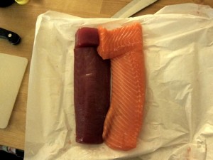 300g Lachs und 300g Thunfisch 300g Lachs und 300g Thunfisch