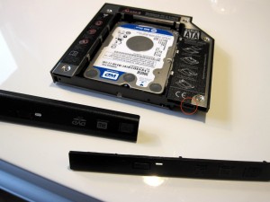 Dell Inspiron 1525 HDD-Adapter Plastikabdeckung