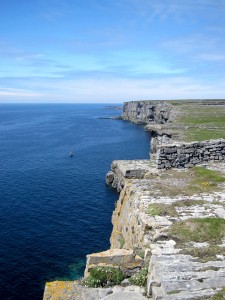Irland, Inishmore, Dun Aengus, Blick nach Norden