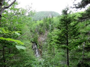 Wasserfall, Forillon National Park, Québec, Kanada